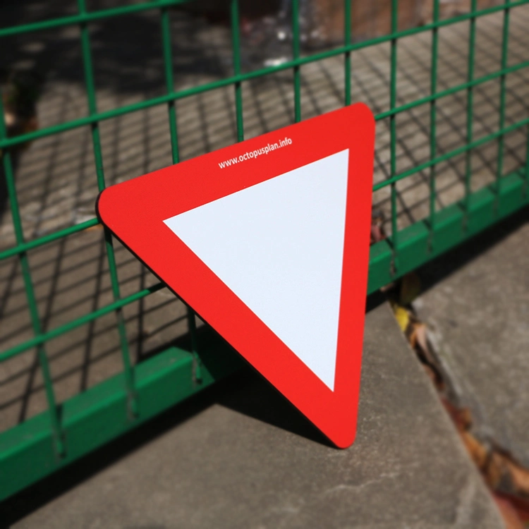 Advertising Printing Board Corrugated Coroplast Plastic Triangle Logo 5mm Corflute Logo