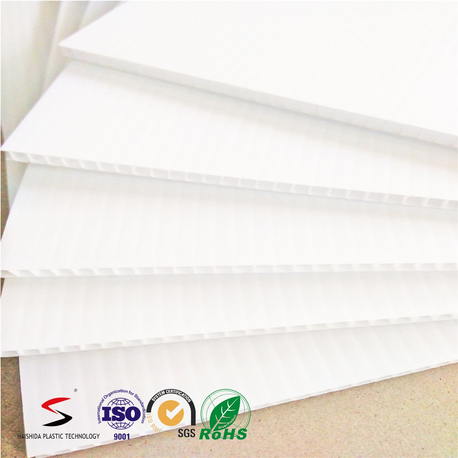 4mm white corrugated plastic Coroplast board