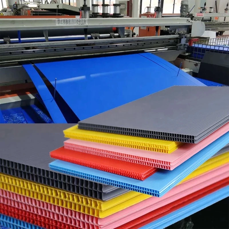PP Polypropylene Corrugated Plastic Sheet Coroplast PP Hollow Sheet Slot