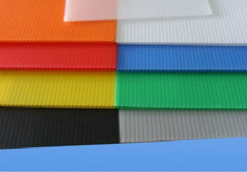 2mm 3mm 4mm 5mm 6mm PP Polypropylene Corflute Correx Coroplast Corrugated Plastic Sheet 4X8 Black for Floor Protection Sheet