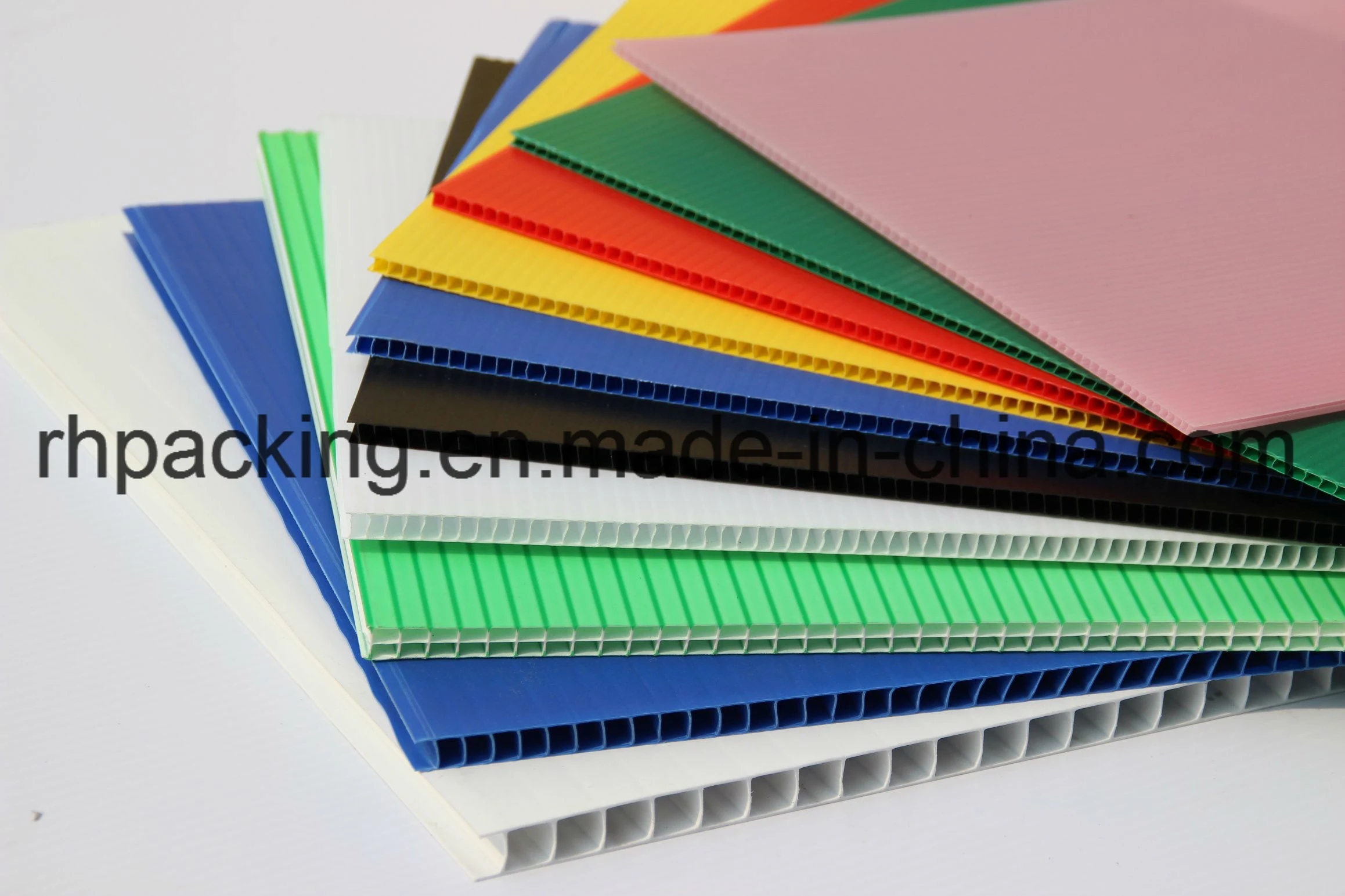 Natural Corflute PP Corrugated Plastic Sheet for Japanese Market 1820*910mm/Opaque White 1220*2440mm 4mm Correx Coroplast Corflute Sheets