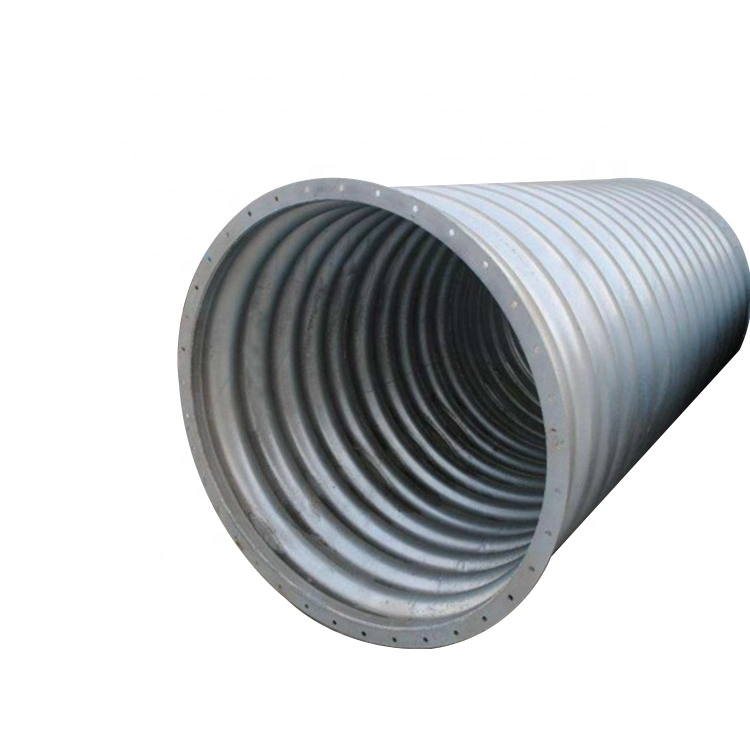 Half round corrugated metal pipe corrugated metal culvert pipe price
