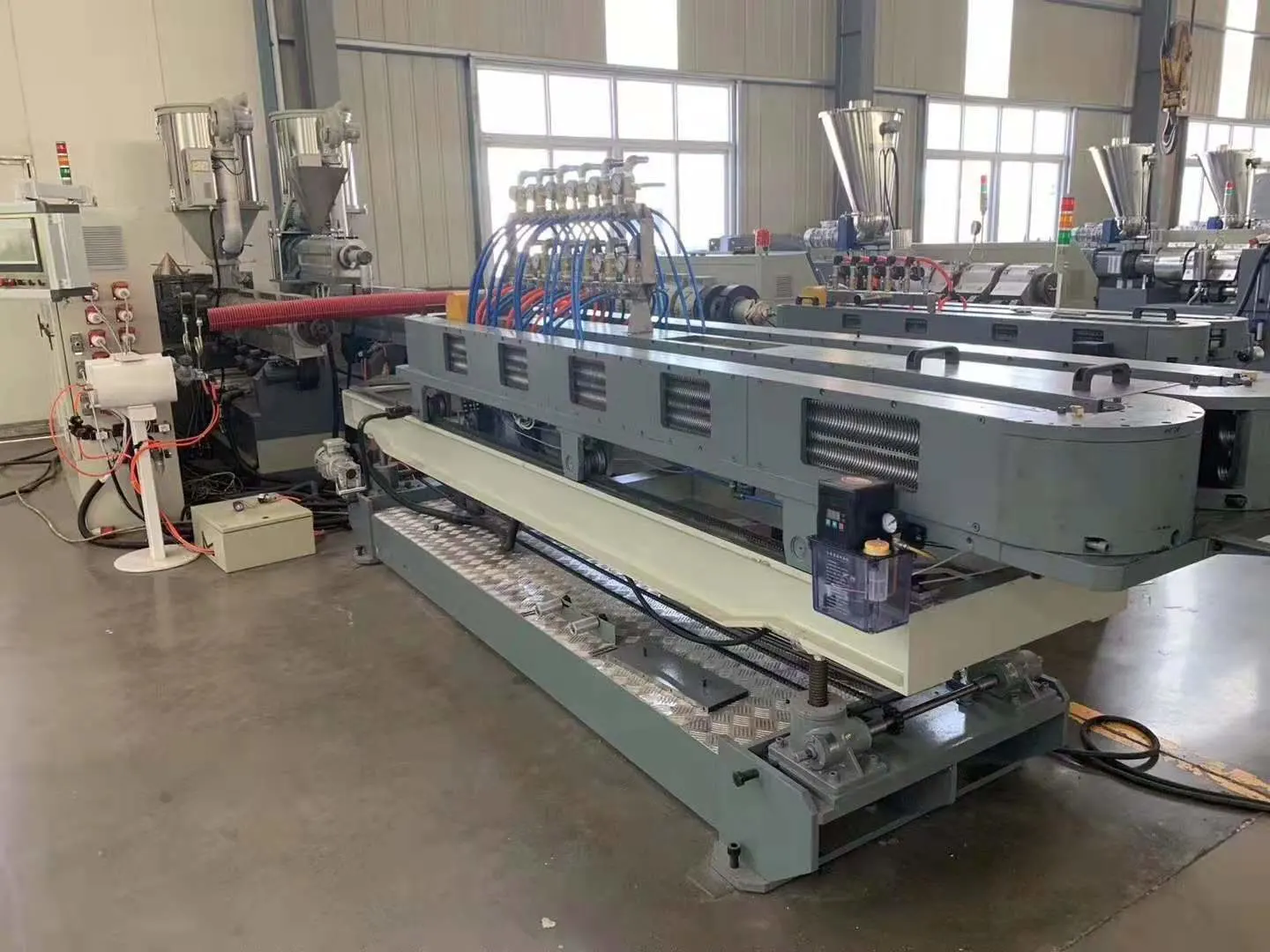 PVC PE PP EVA Single Wall Corrugated Pipe Extruder Plastic Corrugated Pipe Extruder