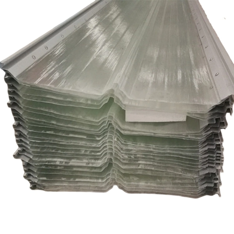 Transparent Fiberglass Corrugated Roof Sheet