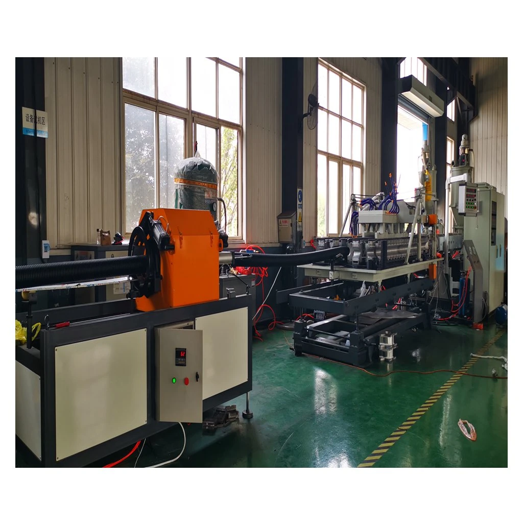 PVC HDPE Plastic Corrugated Dwc Corrugated Pipe Extruder
