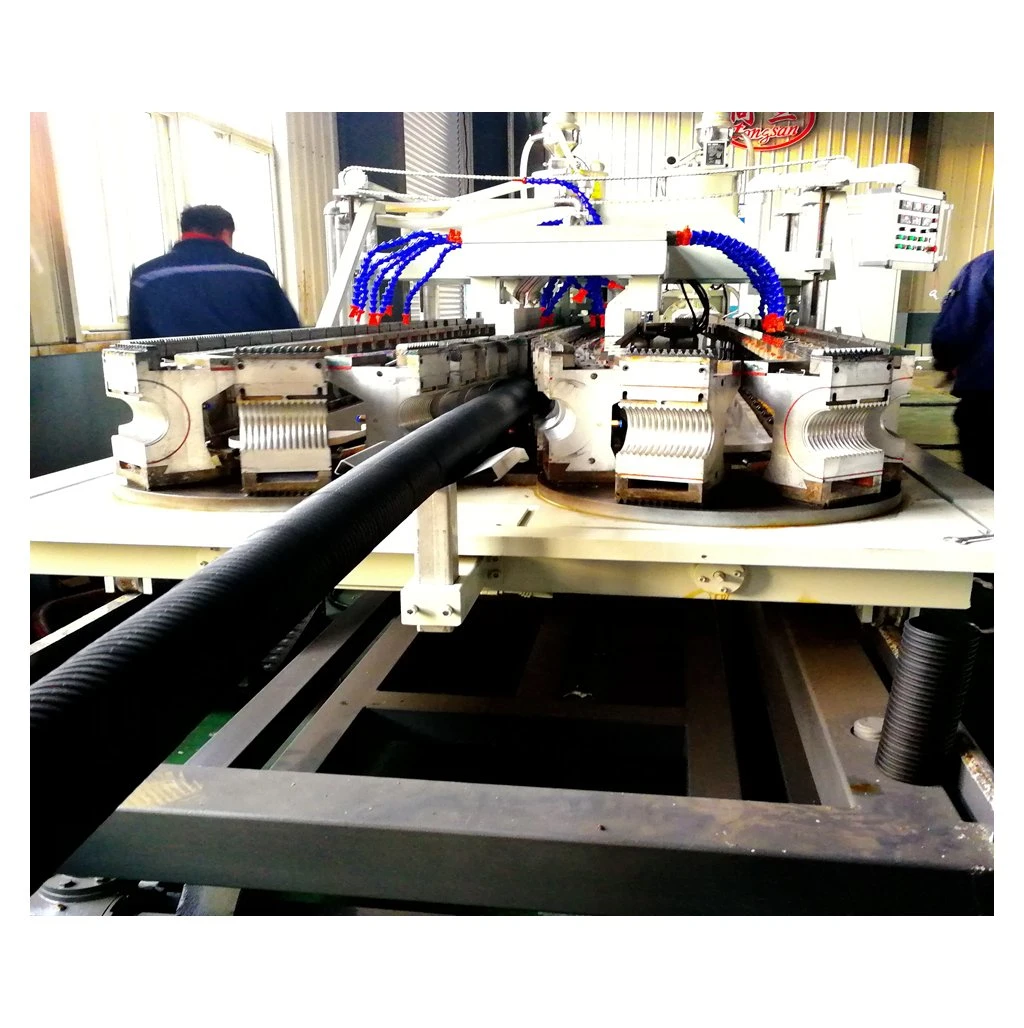 Dwc pipe extruder/HDPE double wall corrugated pipe machine/HDPE plastic double wall corrugated Dwc corrugated pipe extruder/Dwc pipe machine