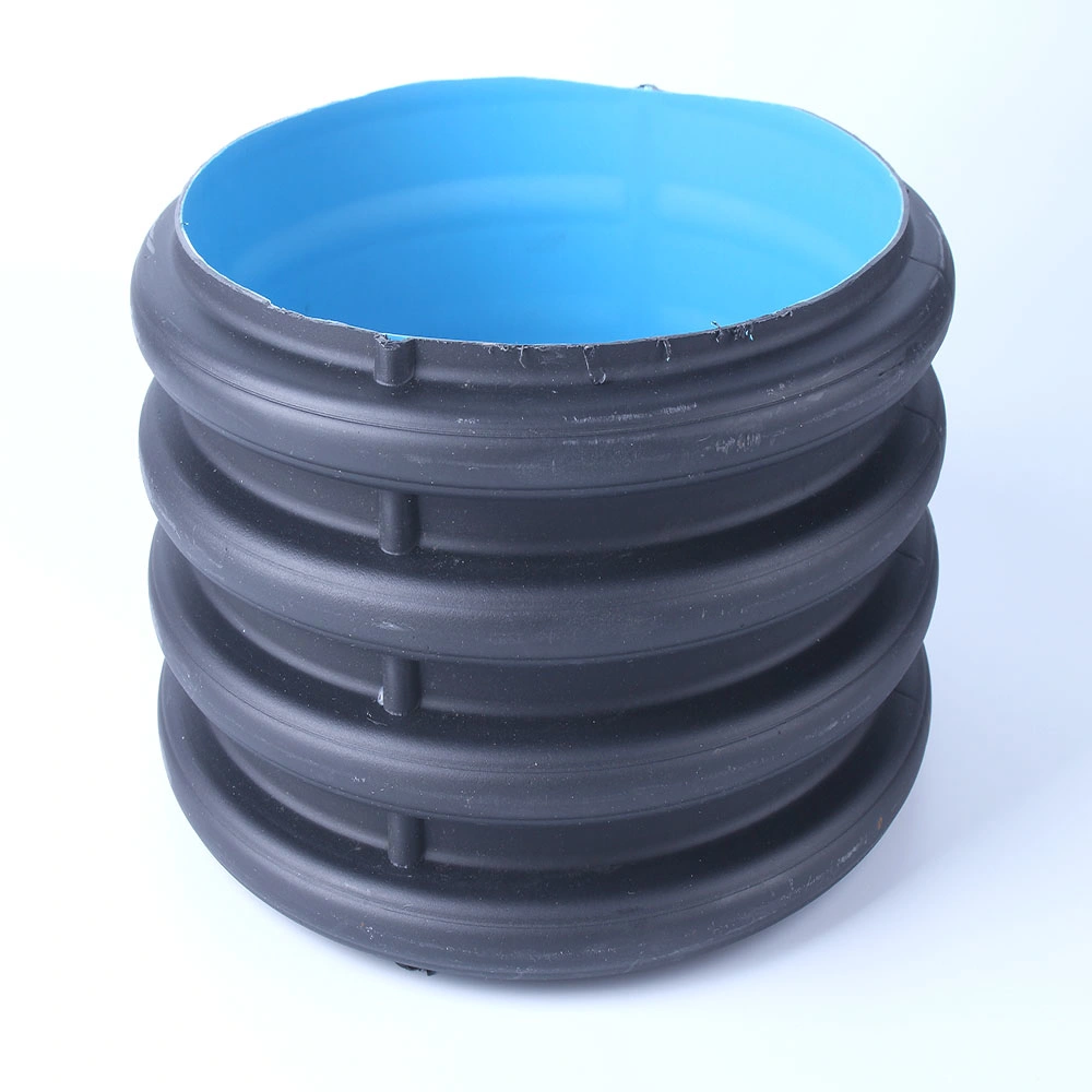 Sn4- Sn8 Drainage HDPE Double Wall Corrugated Pipe