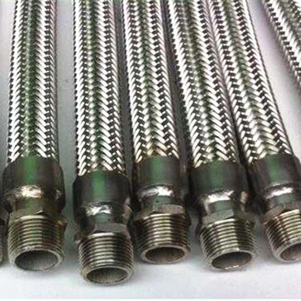 High quality flexible corrugated metal hose with male and female connectors