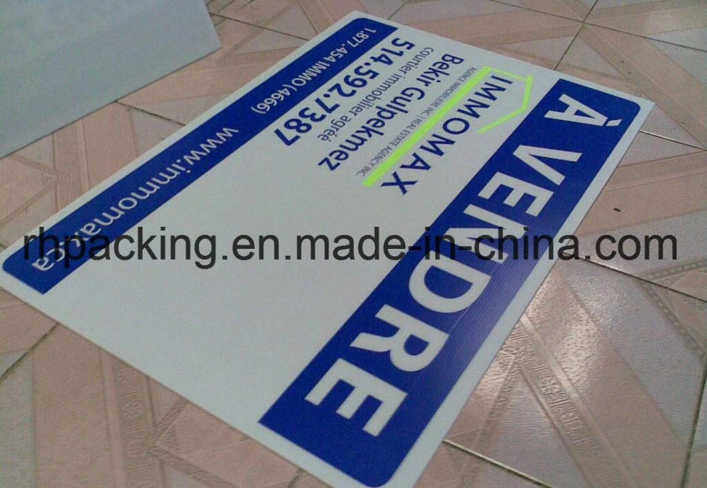 PP Corrugated Board Screen Printing/Corflute/Correx/Coroplast Logo Offers Best Price for Canadian Market