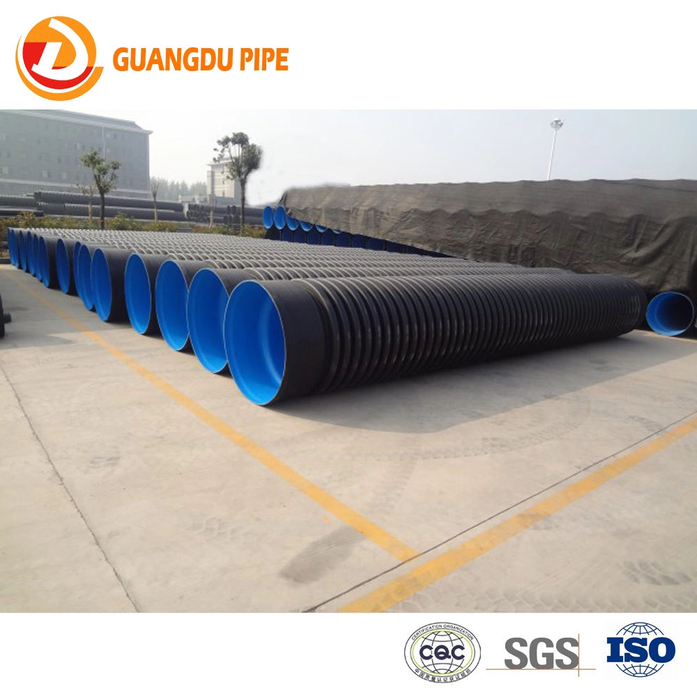 Large Diameter HDPE Double Wall Corrugated Pipe Drainage Pipe Dwc Drainage