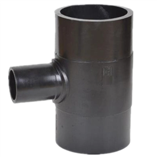 High Quality DIN Standard Plastic Fittings HDPE80 Fittings Reducing Tee HDPE80 Water Supply Fittings SDR13.6 and SDR17