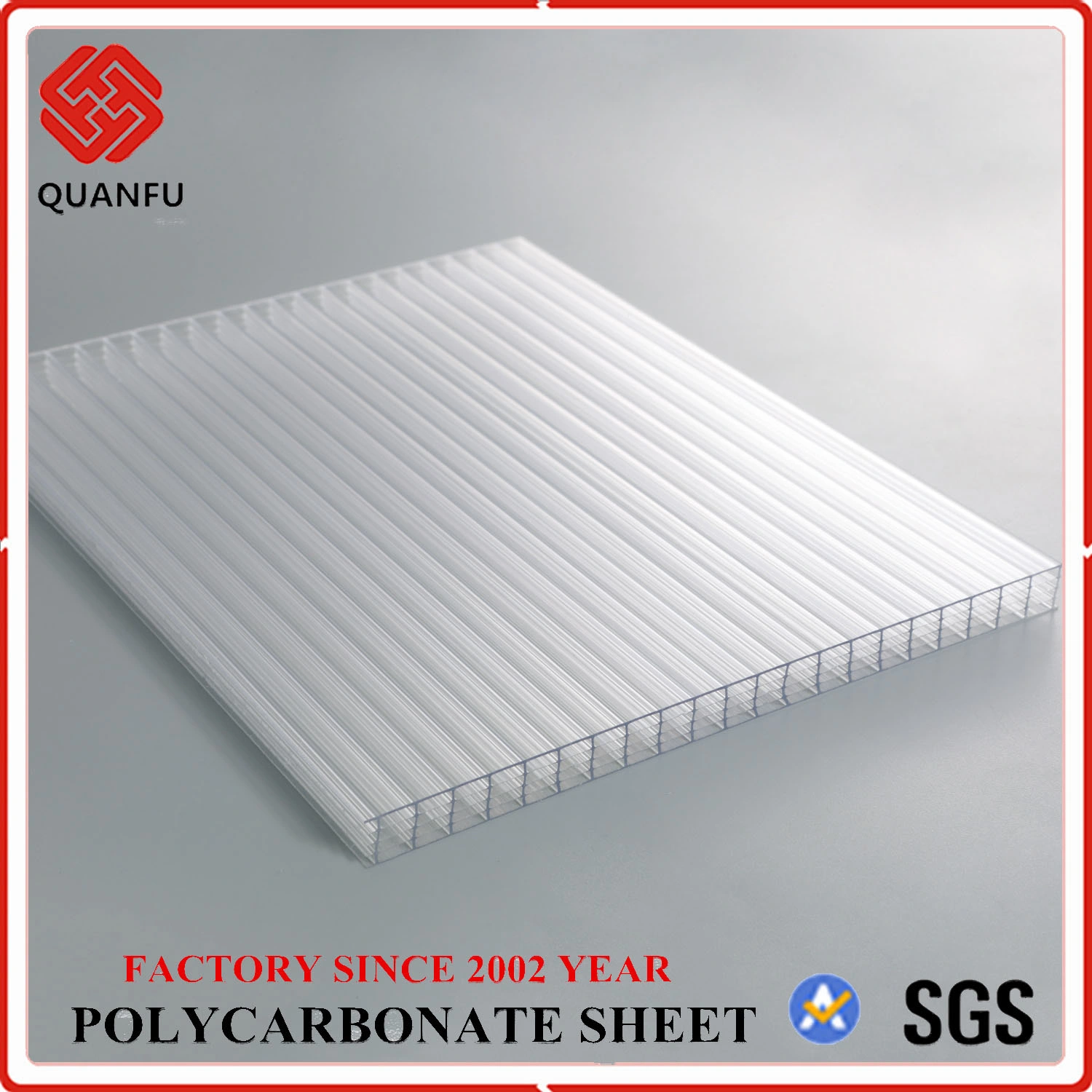 8mm hollow polycarbonate sheet for greenhouse polycarbonate sheet