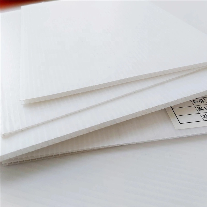 Protective Polypropylene PP Hollow Corrugated Plastic Sheet Factory Supplier