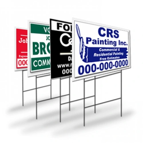 Coroplast Yard Logo Printing on PP Material Corrugated Plastic Sheet